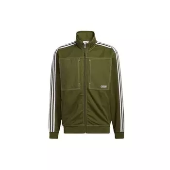 Adidas Originals Clover Ww Tt Спортивная куртка Мужская Верхняя одежда Зеленый GN3806 L