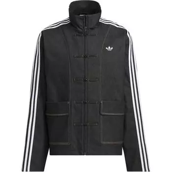 Adidas Originals CN TT Denim Fashion Удобная мягкая свободная куртка унисекс куртка черного цвета JW1969 XXL