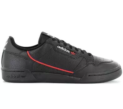 Adidas Originals Continental 80 - Кожаные туфли черные G27707 ORIGINAL
