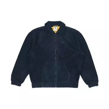 Adidas Originals Флисовая спортивная куртка с вышитым логотипом Мужские куртки Университетский темно-синий GD3532 XS