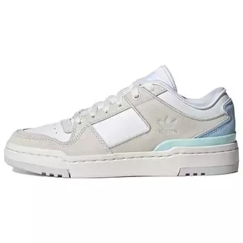 Adidas Оригинальные кроссовки Forum Luxe Low Trendy Slip Resistant Durable Low Skate Shoes Women Sneakers White Blue HQ6269 39