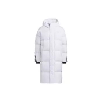 Adidas Originals FW23 Длинный пуховик с классическими полосками Мужская верхняя одежда Белый IU4832 L