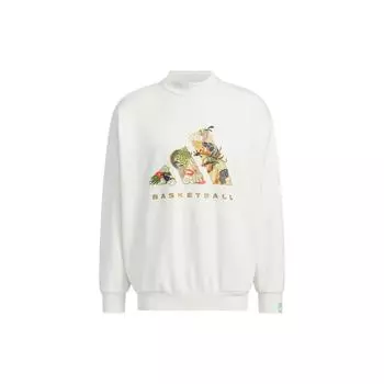 Adidas Originals FW23 Dragon Year CNY Series Пуловер с капюшоном с логотипом Дракона Топы унисекс Белый JE3498 XL
