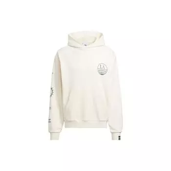 Adidas Толстовка с капюшоном Originals La To The World Graphic, удобная спортивная толстовка с капюшоном, унисекс, толстовки цвета Off-White, Forest-Green JJ4038 S
