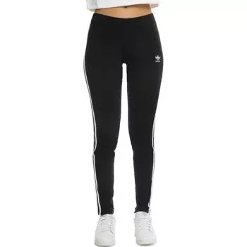 Adidas Originals Logo Stripe Slim Fit Casual Брюки женские низ черный AJ8156 M