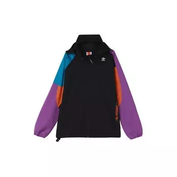 Adidas Originals Лоскутная спортивная повседневная куртка Мужские куртки черные GC8703 M