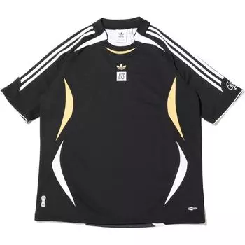 Adidas Originals NTS TG Series SS24 Свободная футболка с круглым вырезом и короткими рукавами Топы унисекс Черный Белый Желтый JI5068 XS