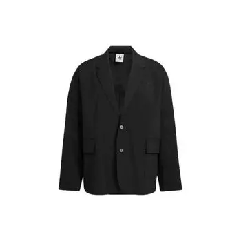 Adidas Originals однобортный костюм с длинным рукавом, мужские костюмы, черный HU1244 L