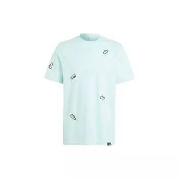 Adidas Originals однотонная футболка с круглым вырезом мужские топы синие IL5381 L