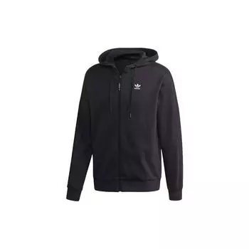 Adidas Originals Повседневная спортивная вязаная куртка с капюшоном Мужская верхняя одежда Черный FM3700 XS