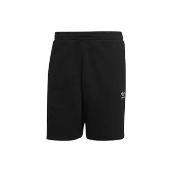 Adidas Originals Pure Color Badge Вышитые спортивные шорты с эластичной резинкой на талии Мужские шорты черные IA4901 M