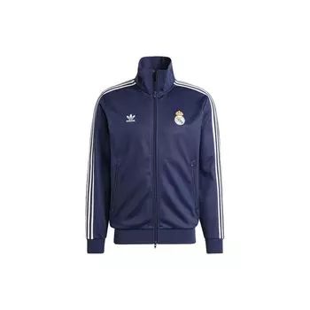Adidas Originals Real Madrid Повседневная спортивная куртка Мужские топы Legend-Ink-Blue IL1026 S
