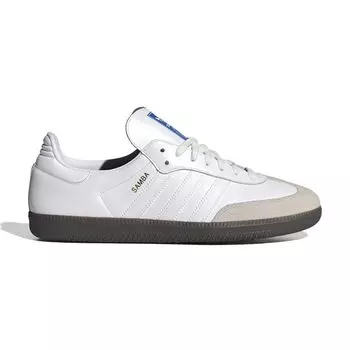 adidas Originals SAMBA OG Tricolor Sneakers IE3439 White White for Men and Women (Size 27.0cm - (IE3439))