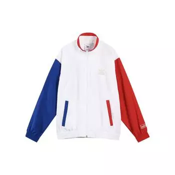 Adidas Originals Shadow Tr Wb Свободная спортивная куртка с воротником-стойкой Мужская верхняя одежда Красный Синий Белый GL5132 XS