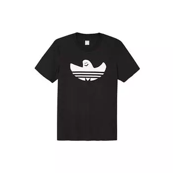 Adidas Originals Solid Shmoo T Спортивная футболка с коротким рукавом Мужские топы Черные DH3900 M