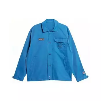 Adidas Originals Spezial SS24 однобортная куртка с длинным рукавом с лацканами, мужская верхняя одежда, синяя IT4262 M