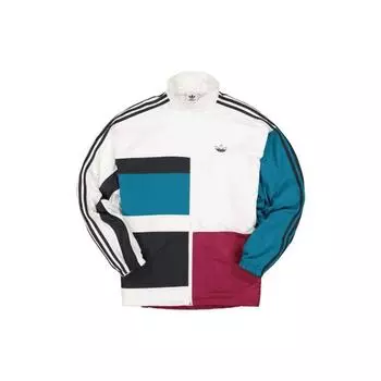 Adidas Originals Spirit Oversized Лоскутная спортивная куртка Мужские куртки Белые многоцветные ED6242 XXL
