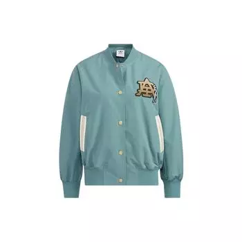 Adidas Originals Спортивная куртка с клеверным принтом Женские куртки Mist Emerald HS1919 M