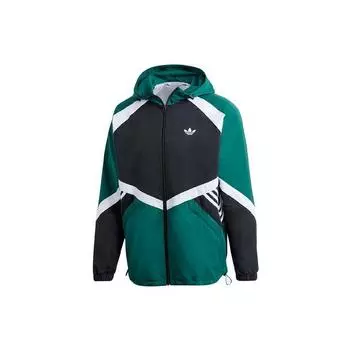 Adidas Originals SPRT US WB 1 Спортивная куртка с капюшоном Мужские куртки Зеленые GJ6736 S