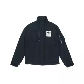 Adidas Originals Стеганая куртка с воротником-стойкой Мужская верхняя одежда Черный H66011 XS