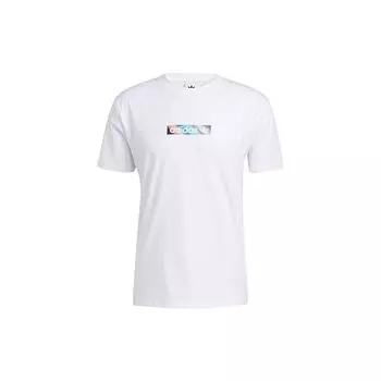 Adidas Originals Summer Box Line принт спортивная футболка с коротким рукавом мужские топы белые H31311 XXL
