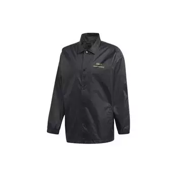Adidas Originals Torsion Coach Fit Мужская куртка с воротником Верхняя одежда Черный GD6012 S