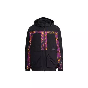 Adidas Originals Trefoil Adv Wb Colorblock Спортивная куртка с логотипом Мужская куртка Черная H46701 M