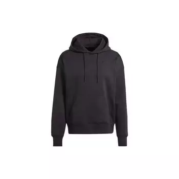 Худи Adidas Originals Trefoil Adventure с однотонным логотипом Мужские топы Черный IJ0706 L