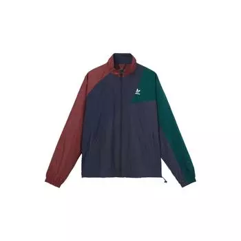 Adidas Originals Trefoil Colorblock Спортивная осенняя мужская куртка Темно-синяя HC4499 M