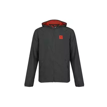 Adidas Originals Trefoil Dekum Packable Повседневная спортивная ветровка с капюшоном Мужская верхняя одежда темно-коричневая FH8188 M