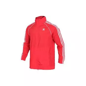Adidas Originals Trefoil Logo Спортивная куртка Мужская Верхняя одежда Красный CW1310 XL