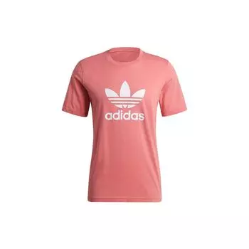 Adidas Originals Trefoil Logo Трикотажная футболка Мужские топы Пурпурный GP1022 XL