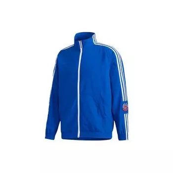 Adidas Originals Trefoil MIC TT1 Спортивная повседневная куртка Мужская Верхняя одежда Королевско-синяя GP3503 L