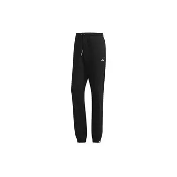 Adidas Originals Trefoil Mini Emb TP конические повседневные беговые брюки мужские черные FK9981 S