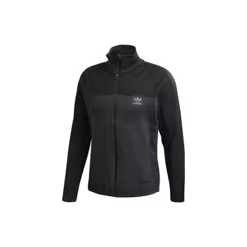 Adidas Originals Trefoil Однотонная куртка-поло с логотипом и принтом Мужские куртки черные CW1348 L