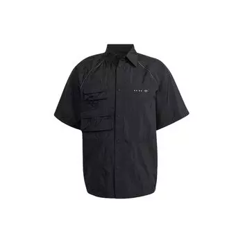 Adidas Originals Trefoil однотонная рубашка-поло мужские топы черные HK2733 S
