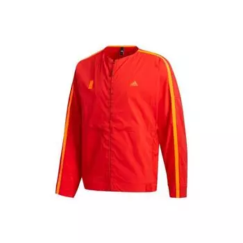 Adidas Originals Trefoil Повседневная свободная куртка Мужские куртки Ярко-розовые флуоресцентные GJ5101 M