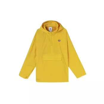Adidas Originals Trefoil Small Logo Ветровка Мужские куртки Желтый DU7857 XL