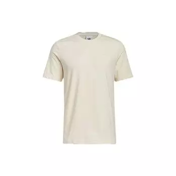 Adidas Originals Trefoil Solid Logo Повседневная футболка с круглым вырезом Мужские топы Off-White HN0995 XL