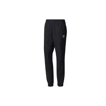 Adidas Originals Trefoil Solid Logo Повседневные спортивные брюки Мужские брюки черные CY7868 L