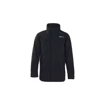 Adidas Originals Trefoil Solid с логотипом и воротником-молнией, пуховик, мужская верхняя одежда, черный H13577 S