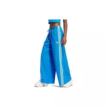 Adidas Originals Trefoil Spicy Girl Series Свободные широкие спортивные брюки Женские брюки Синие IV9316 XXS