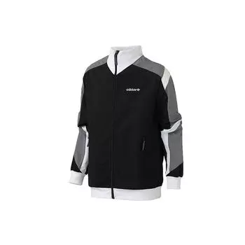 Adidas Originals Trefoil Спортивная куртка Мужская Верхняя одежда Черный DH5201 L