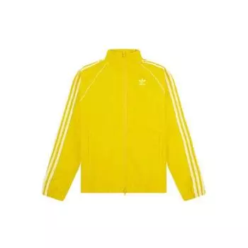 Adidas Originals Trefoil SST Ветровка Ретро Спортивная Мужская Ветровка Желтая ED6082 L