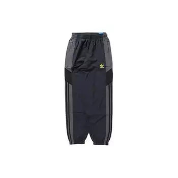 Adidas Originals Трилистник Цветные блоки Джоггеры с эластичной резинкой на талии и карманами на молнии Мужские брюки Карбон-серый IC6006 XS