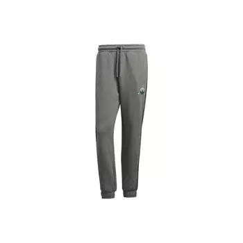 Adidas Originals Трилистник Однотонные джоггеры с буквенным принтом и логотипом Мужские брюки серого цвета HS7302 S