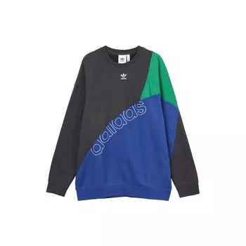 Adidas Originals Трилистник с цветными блоками и логотипом с круглым вырезом Мужские топы HF5944 S