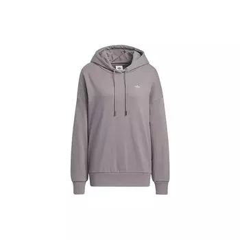Adidas Originals Трилистник с логотипом и худи на шнурке с длинными рукавами Женские топы Фиолетовый IC8123 M
