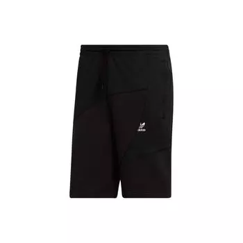 Adidas Originals Трилистник с логотипом и широкими штанинами повседневные шорты Мужские шорты черные HG1442 XS