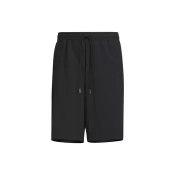 Adidas Originals Трилистник с монограммой и логотипом с принтом, шорты свободного покроя, мужские брюки, черные IN1046 S